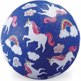 crocodile creek unicorn 7 inch rubber play ball