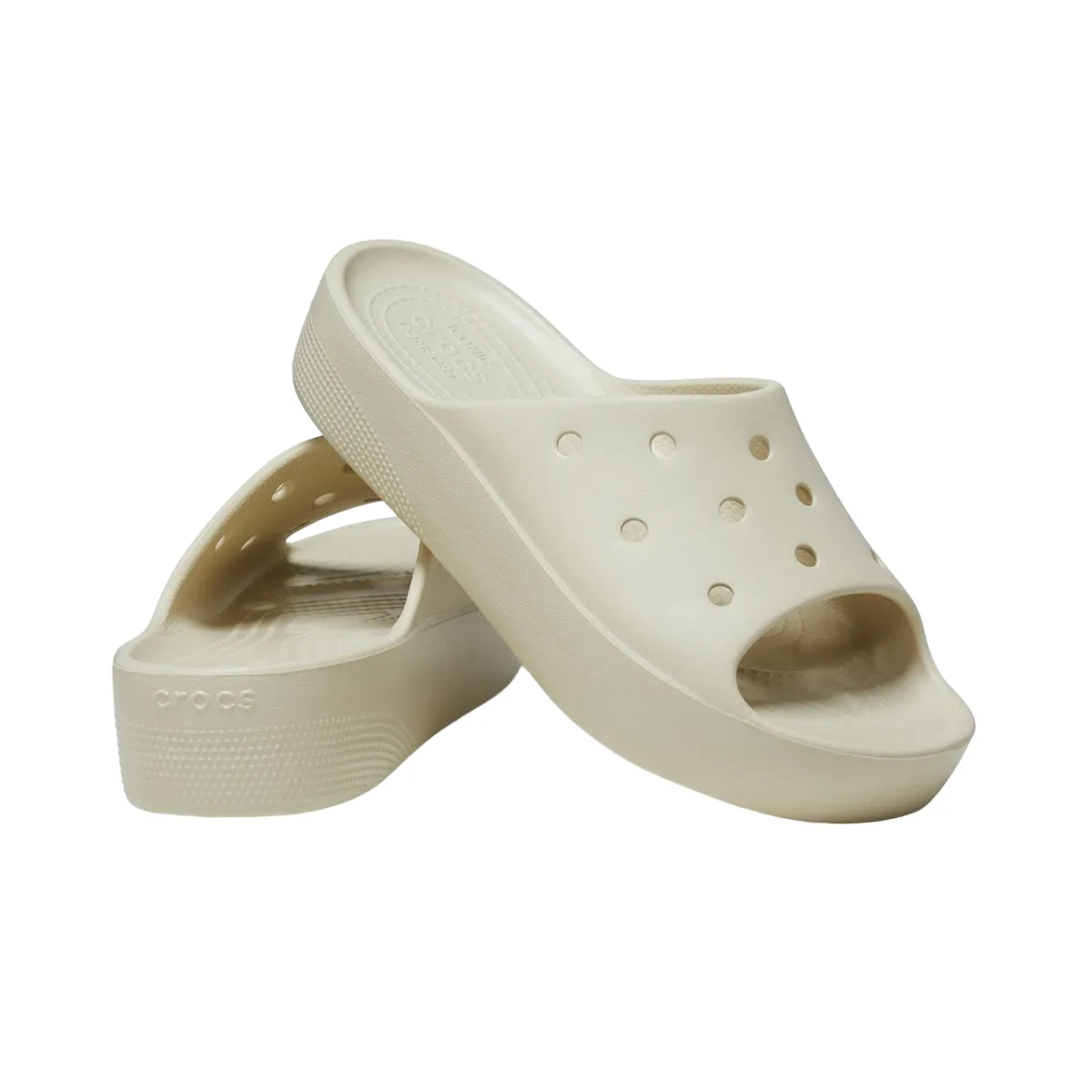 Crocs women's wedge slipper Classic Slide 208180-2Y2 bone