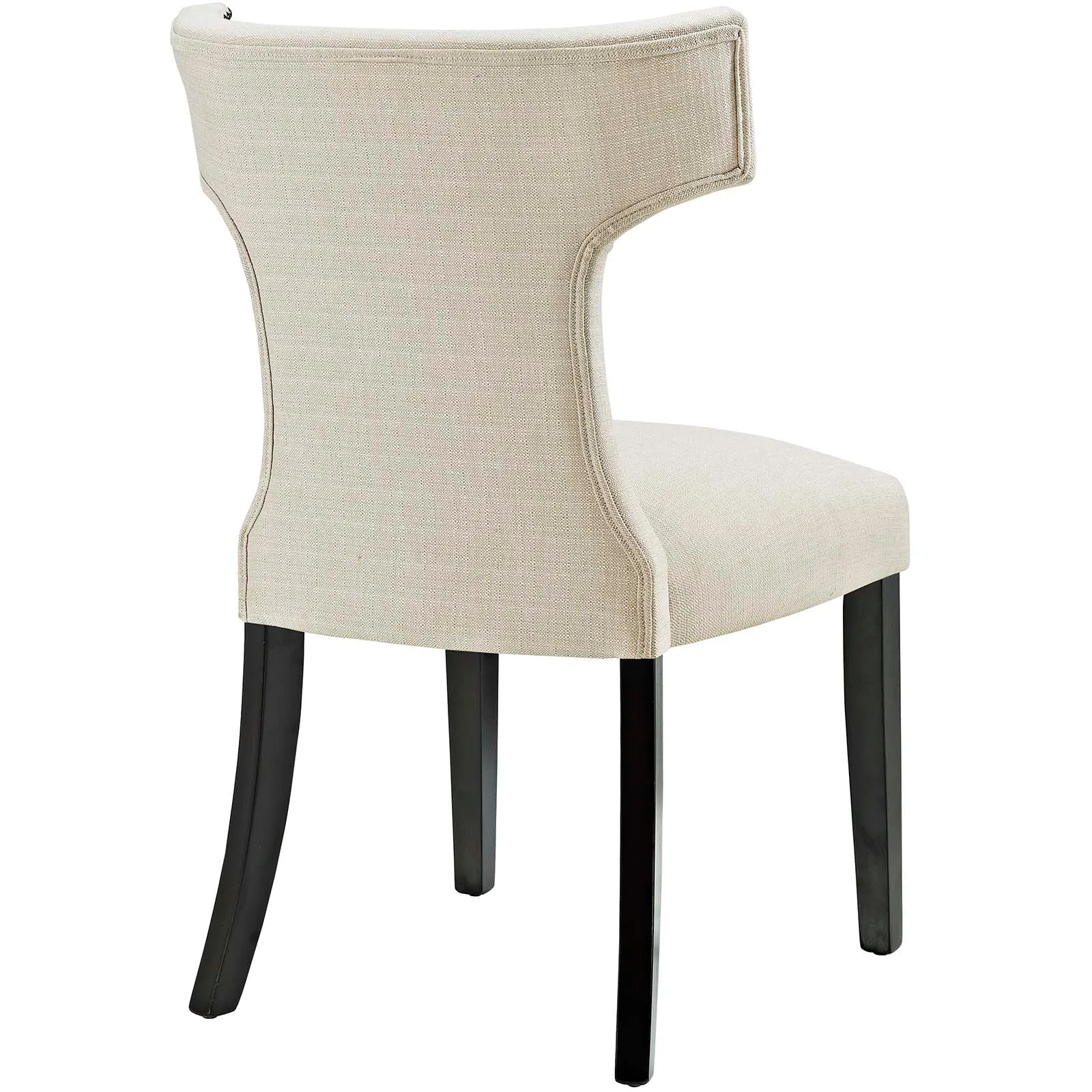 Curve Dining Side Chair Fabric Set of 2