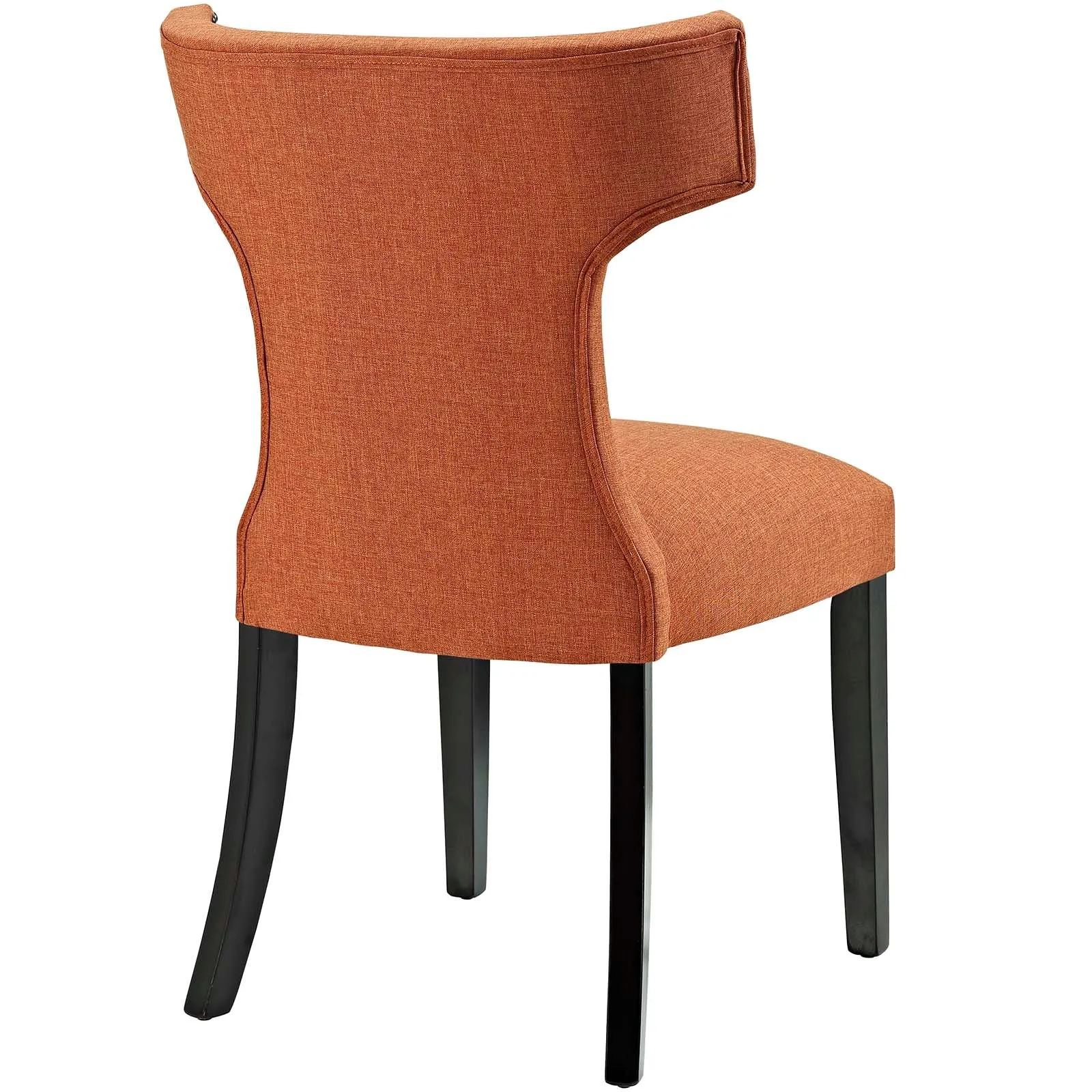 Curve Dining Side Chair Fabric Set of 2