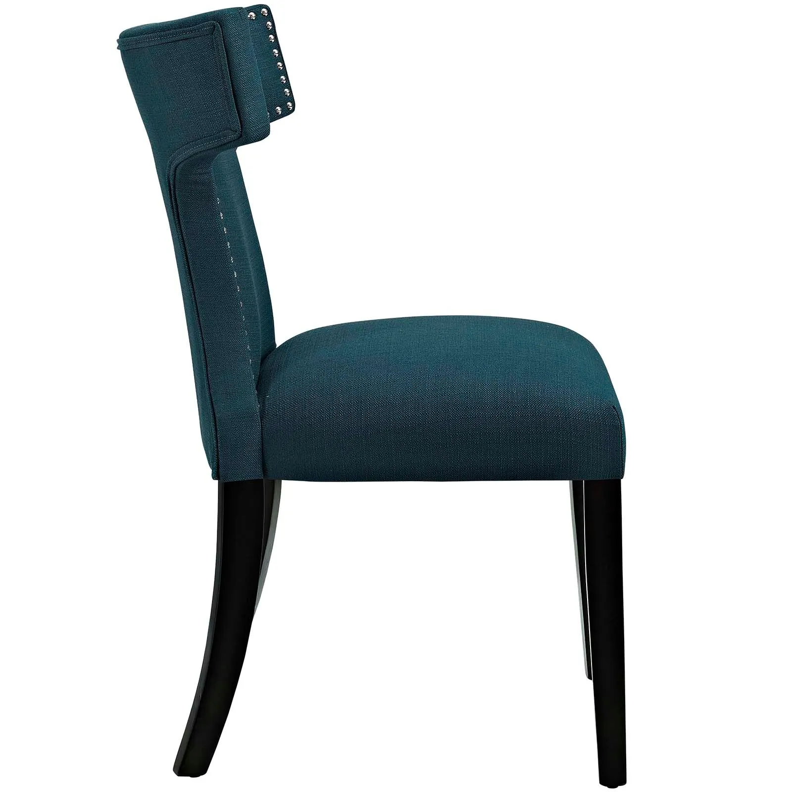 Curve Dining Side Chair Fabric Set of 2