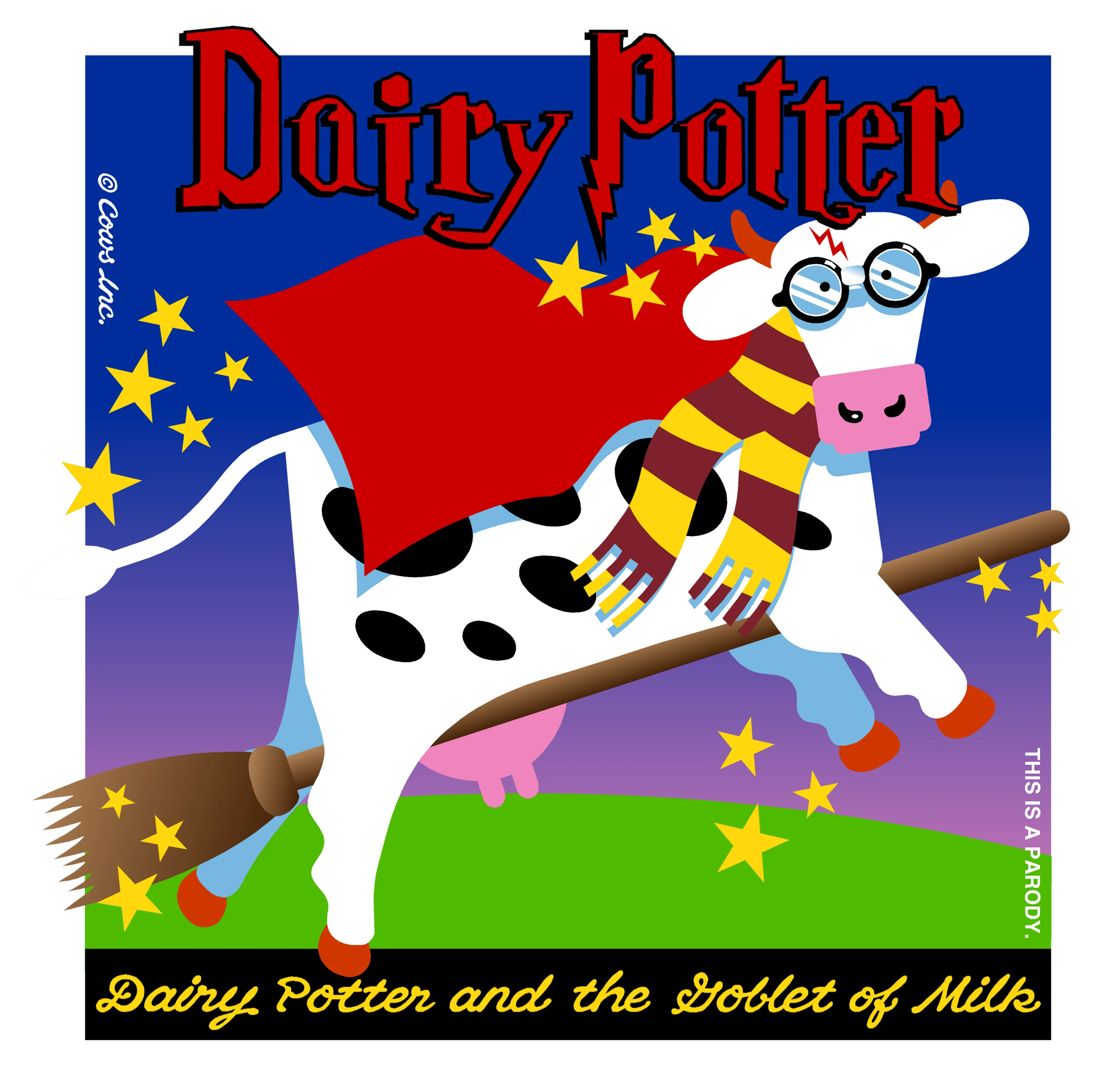 Dairy Potter and the Goblet of Milk COWS Classic T