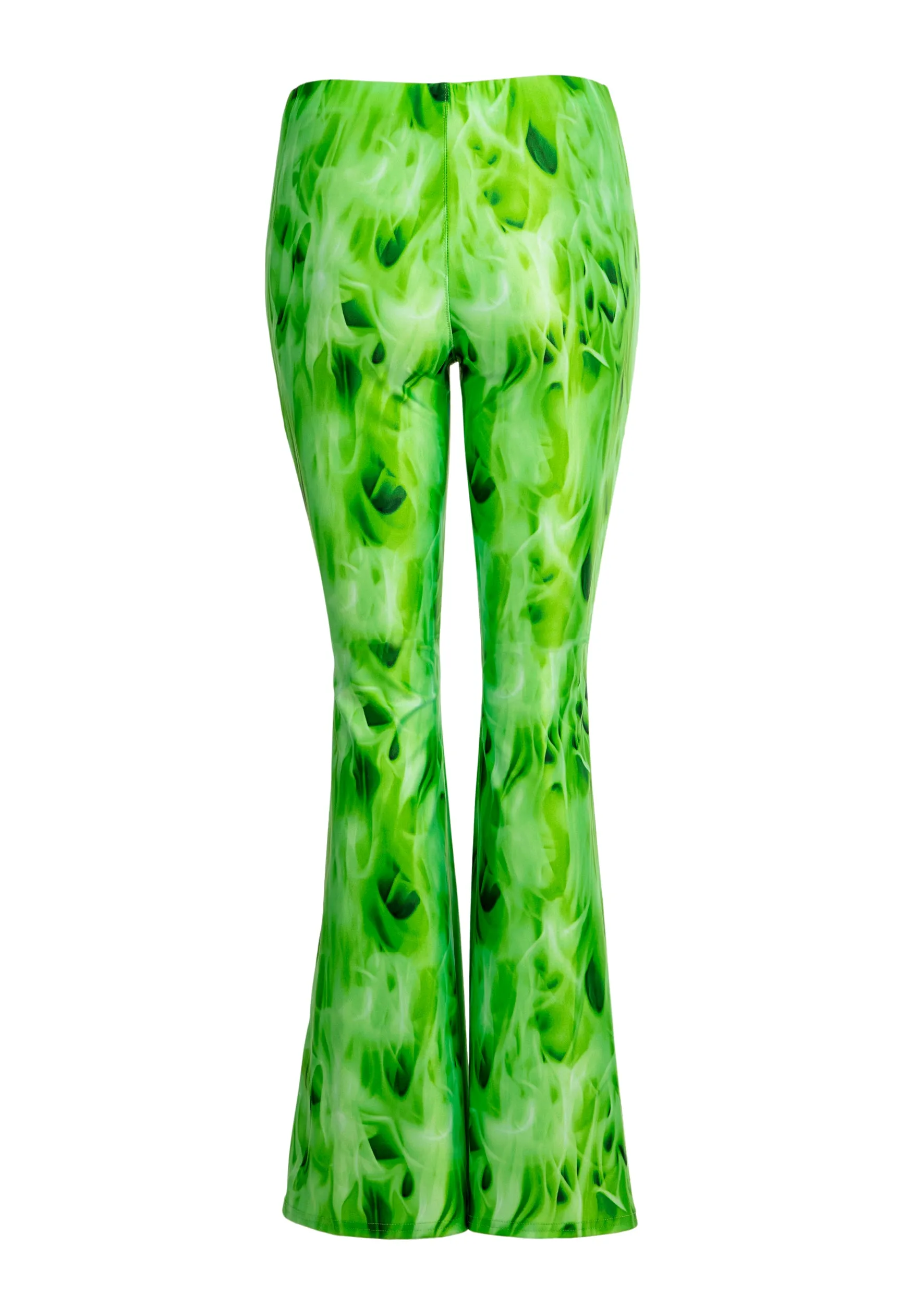 Dalika Flared Trousers Inflammable Green