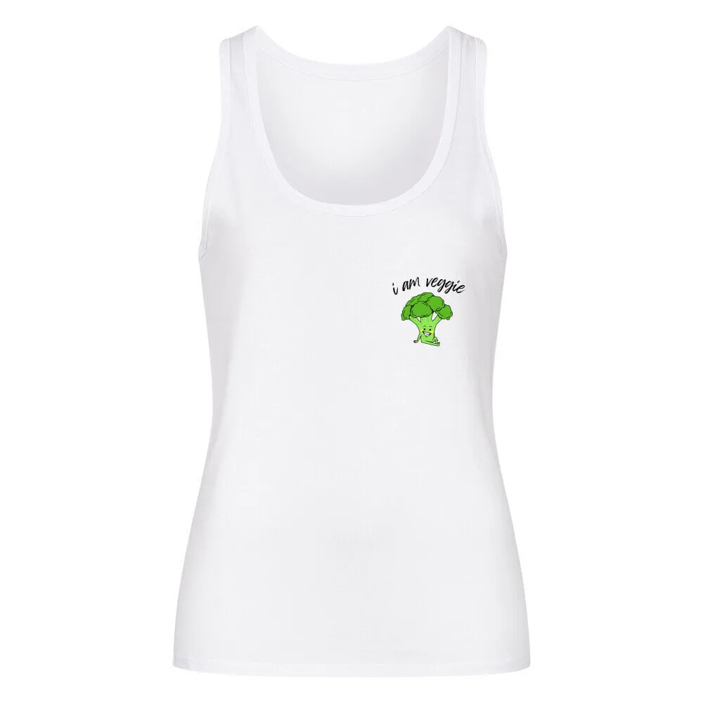 Damen Tanktop | I am Veggie