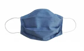 Dark Blue Fabric Face Mask (Adult)