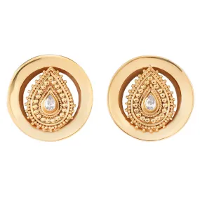 Deity Round Plugs - Yellow Gold