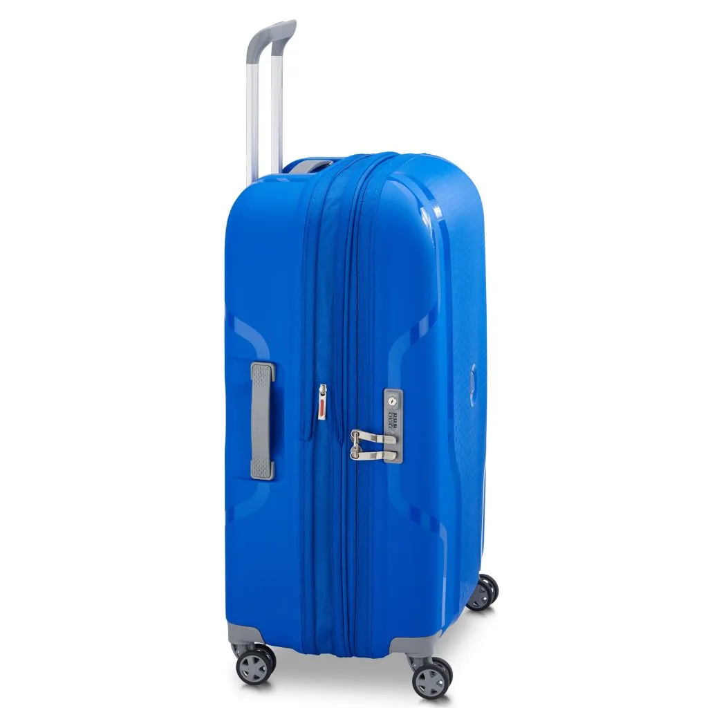 Delsey Clavel 71cm Medium Hardsided Spinner Luggage - Klein Blue