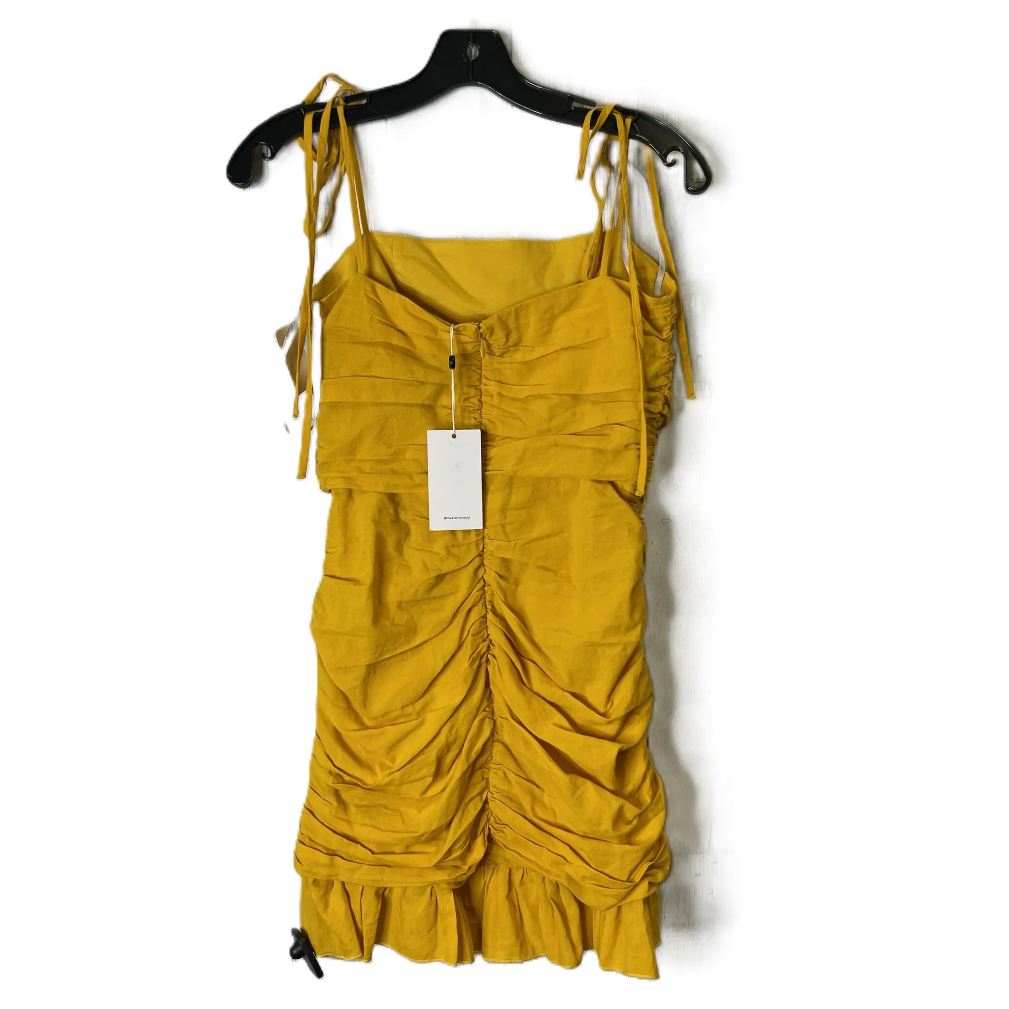 Dress Casual Short By Lovers & Friends In Yellow, Size: S