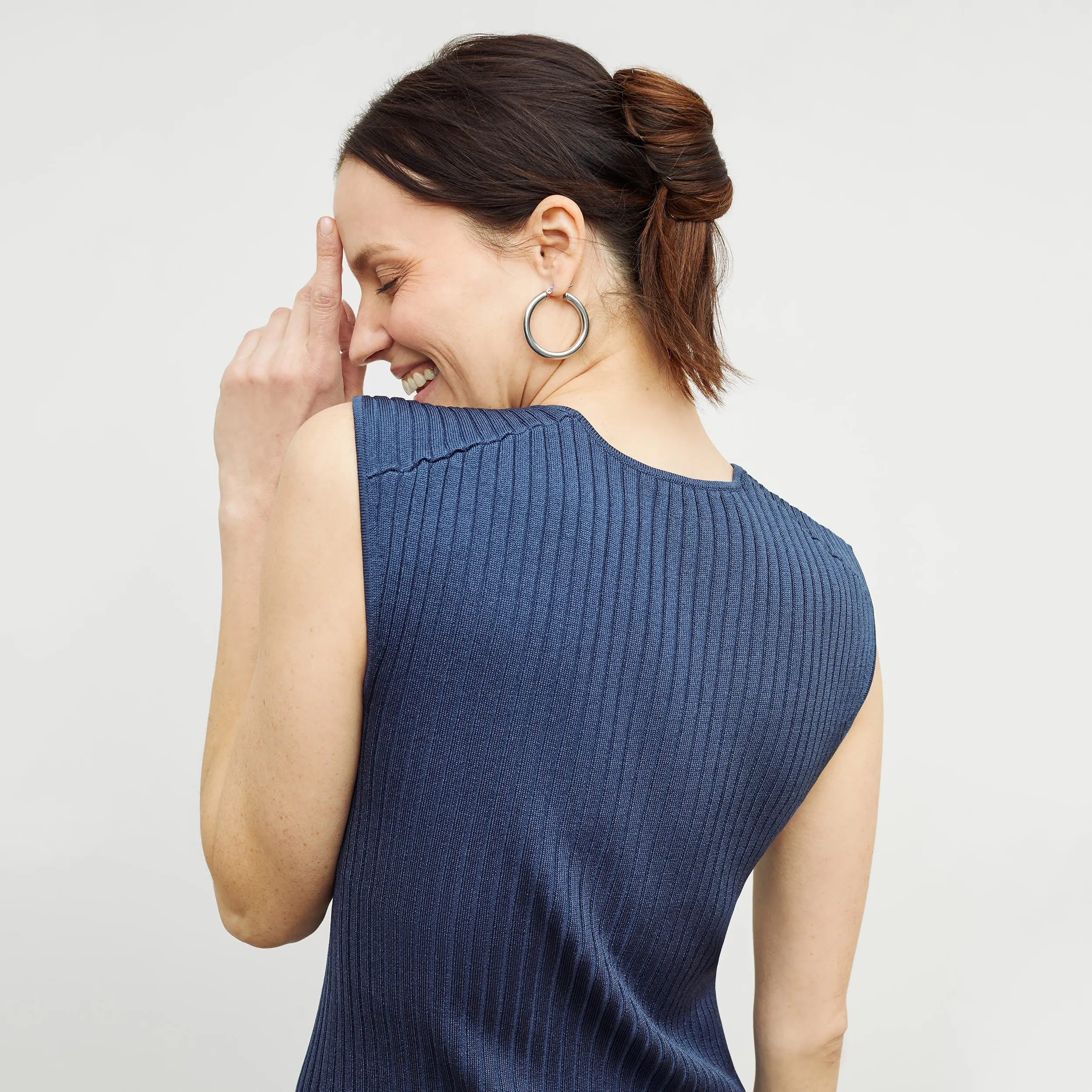 Dylan Dress - Slinky Knit :: Adriatic Blue