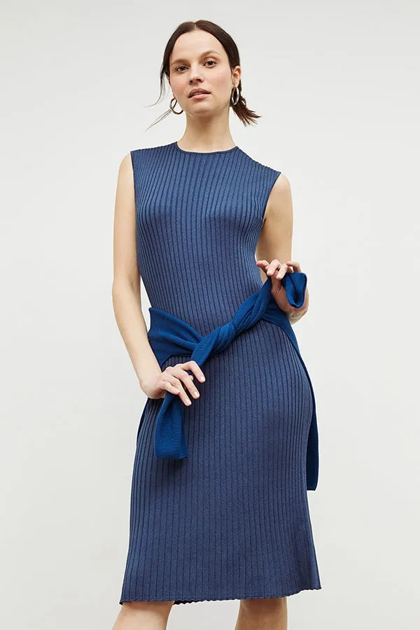 Dylan Dress - Slinky Knit :: Adriatic Blue