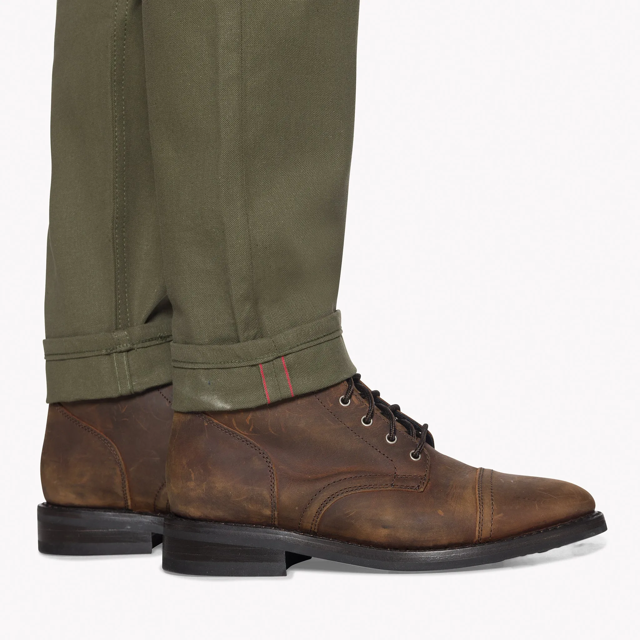 Easy Guy - Army Green Duck Selvedge