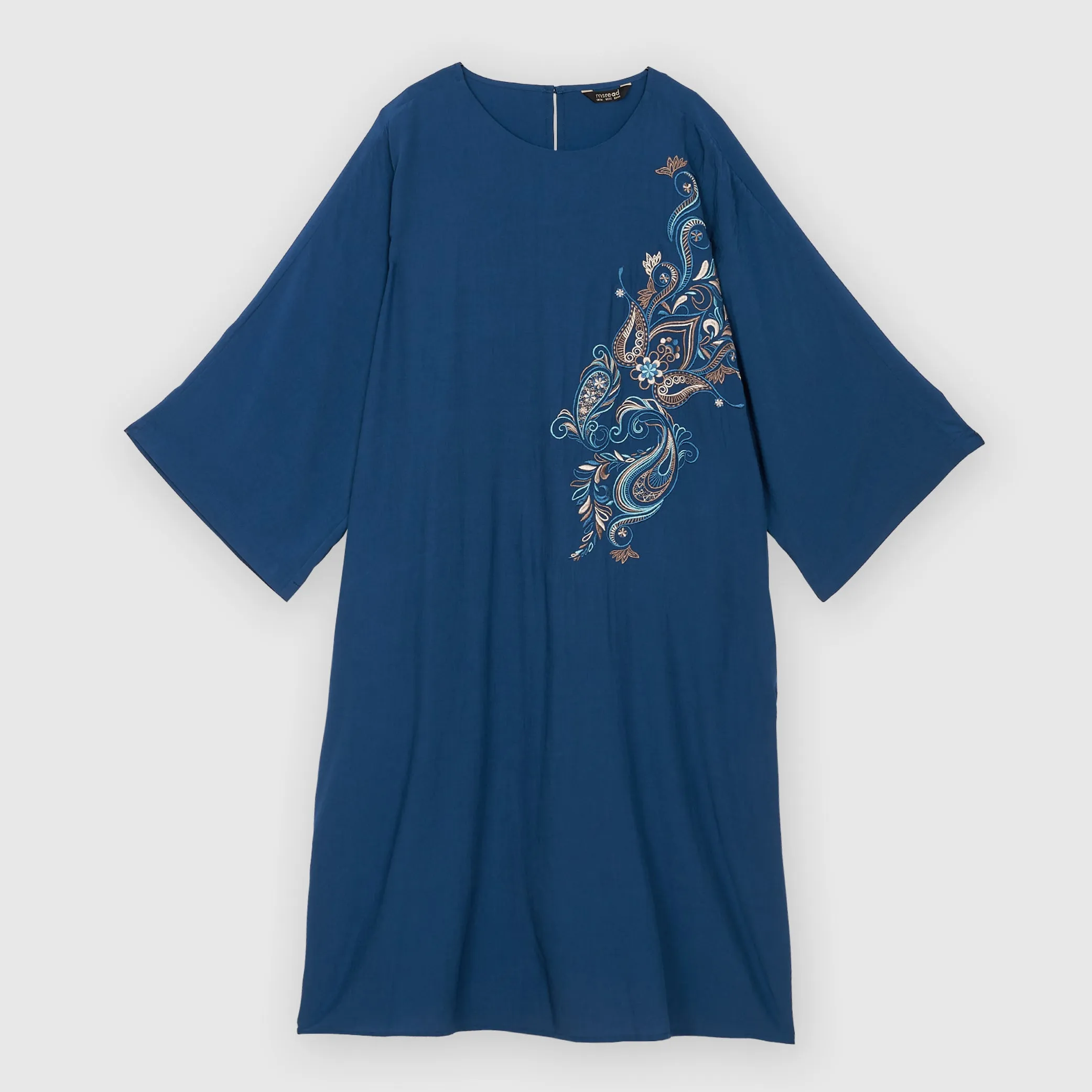 Embroidered Kaftan Dress