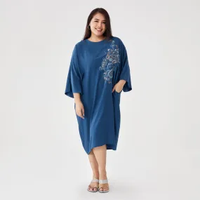 Embroidered Kaftan Dress