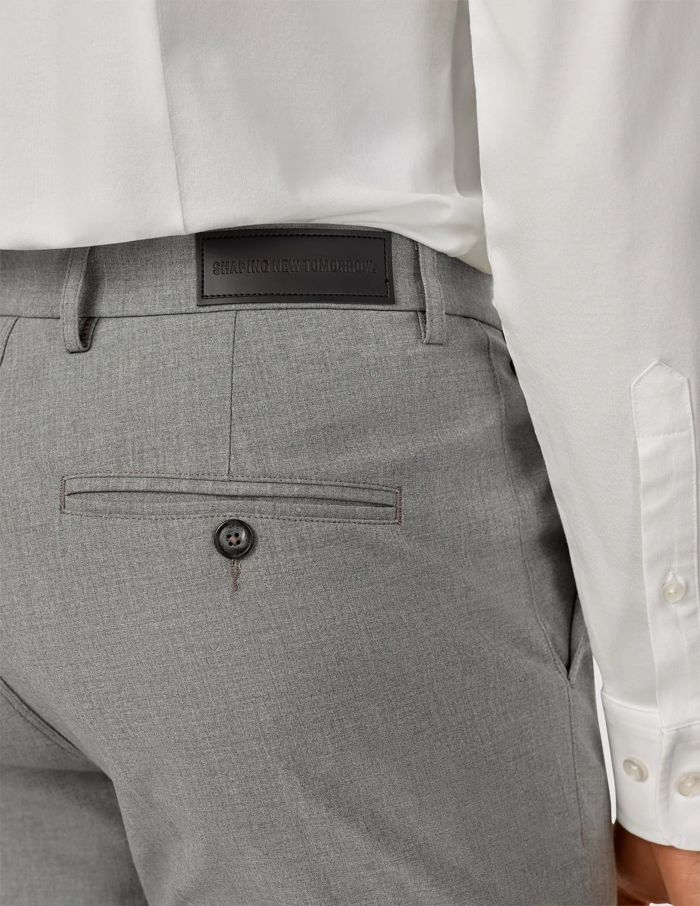 Essential Suit Pants Slim Cloud Grey