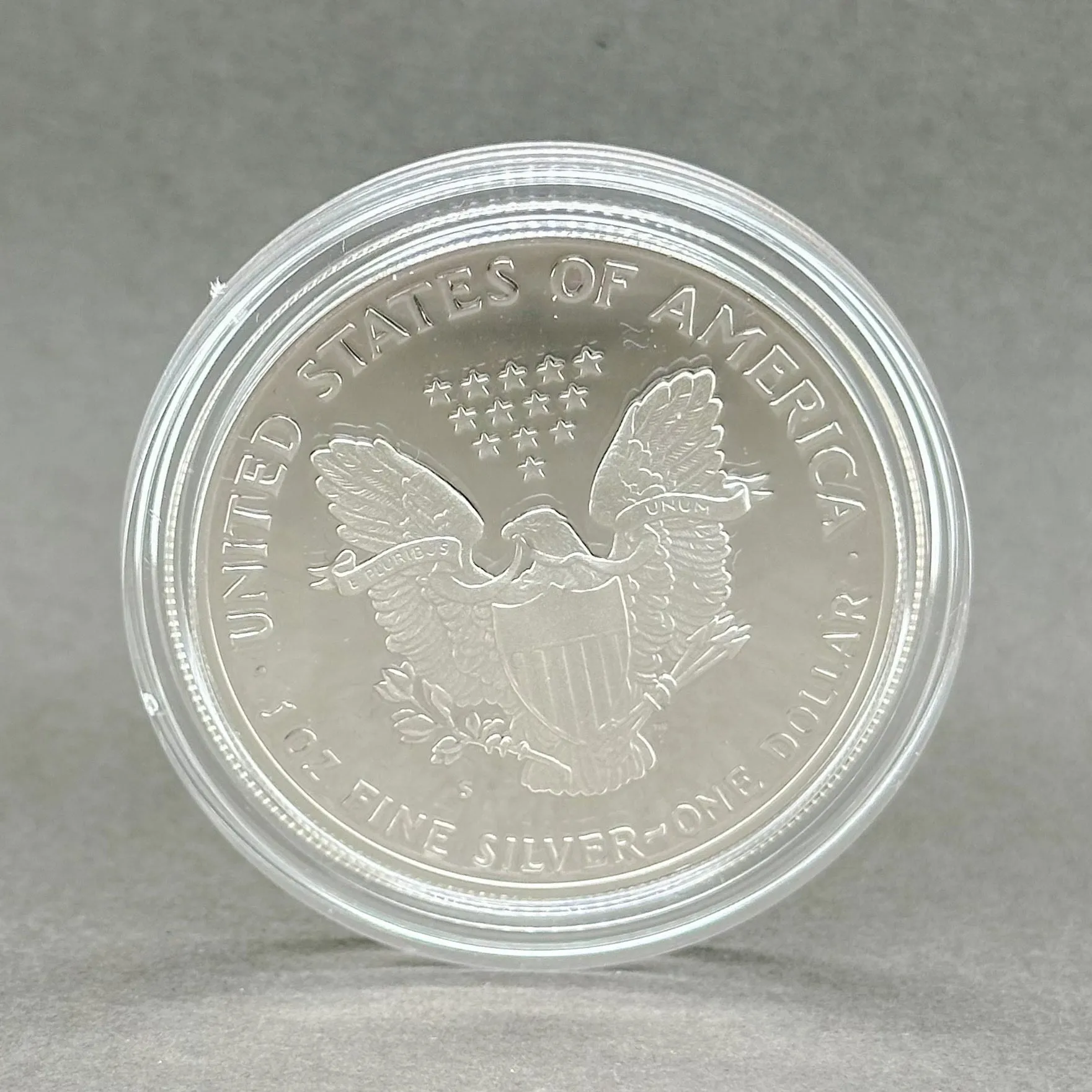 Estate 0.999 Fine Silver 1991-S American Eagle Dollar Coin