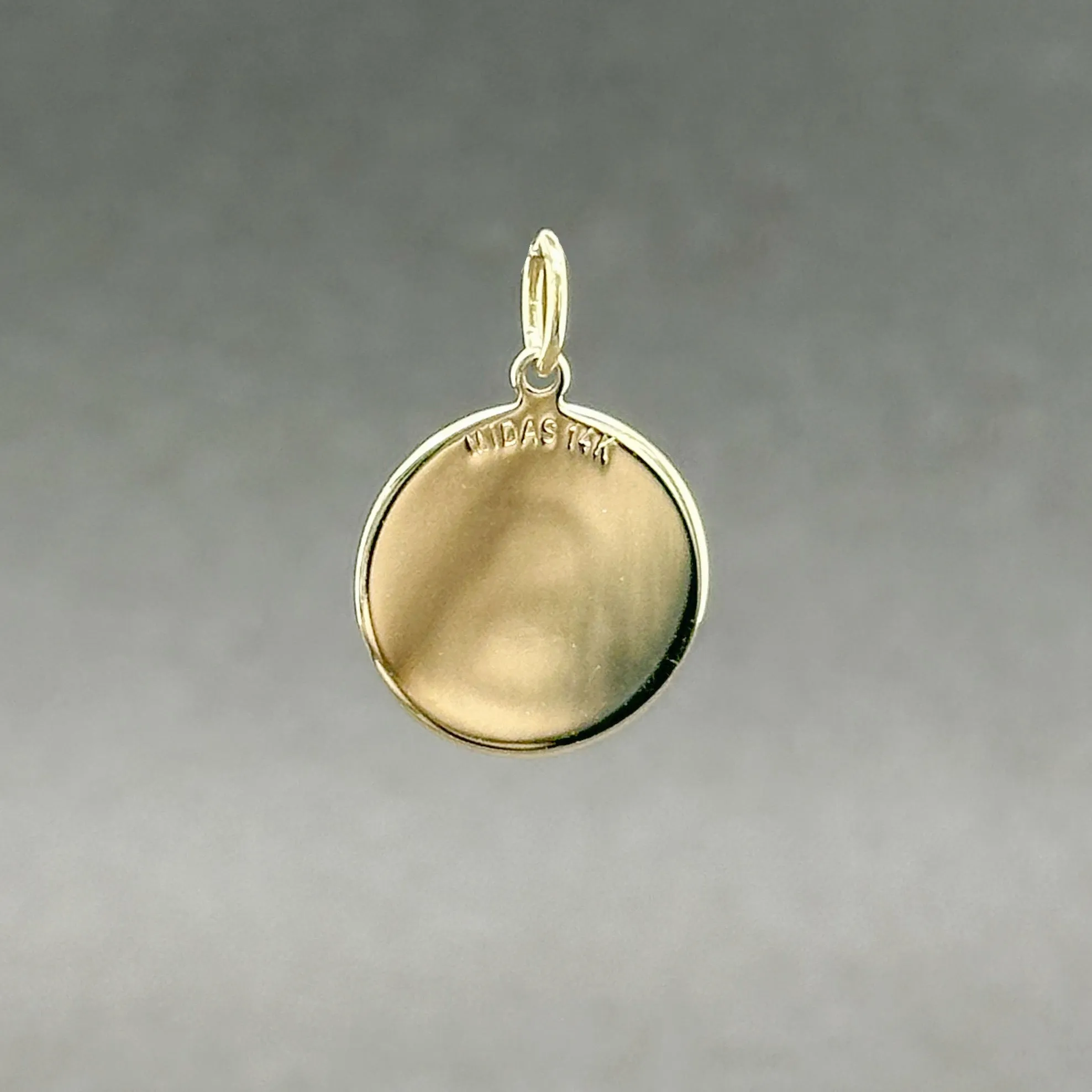 Estate 14K Y Gold S Disc Charm