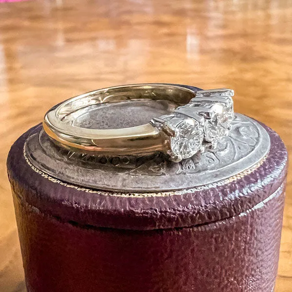 Estate Three Stone Diamond Ring