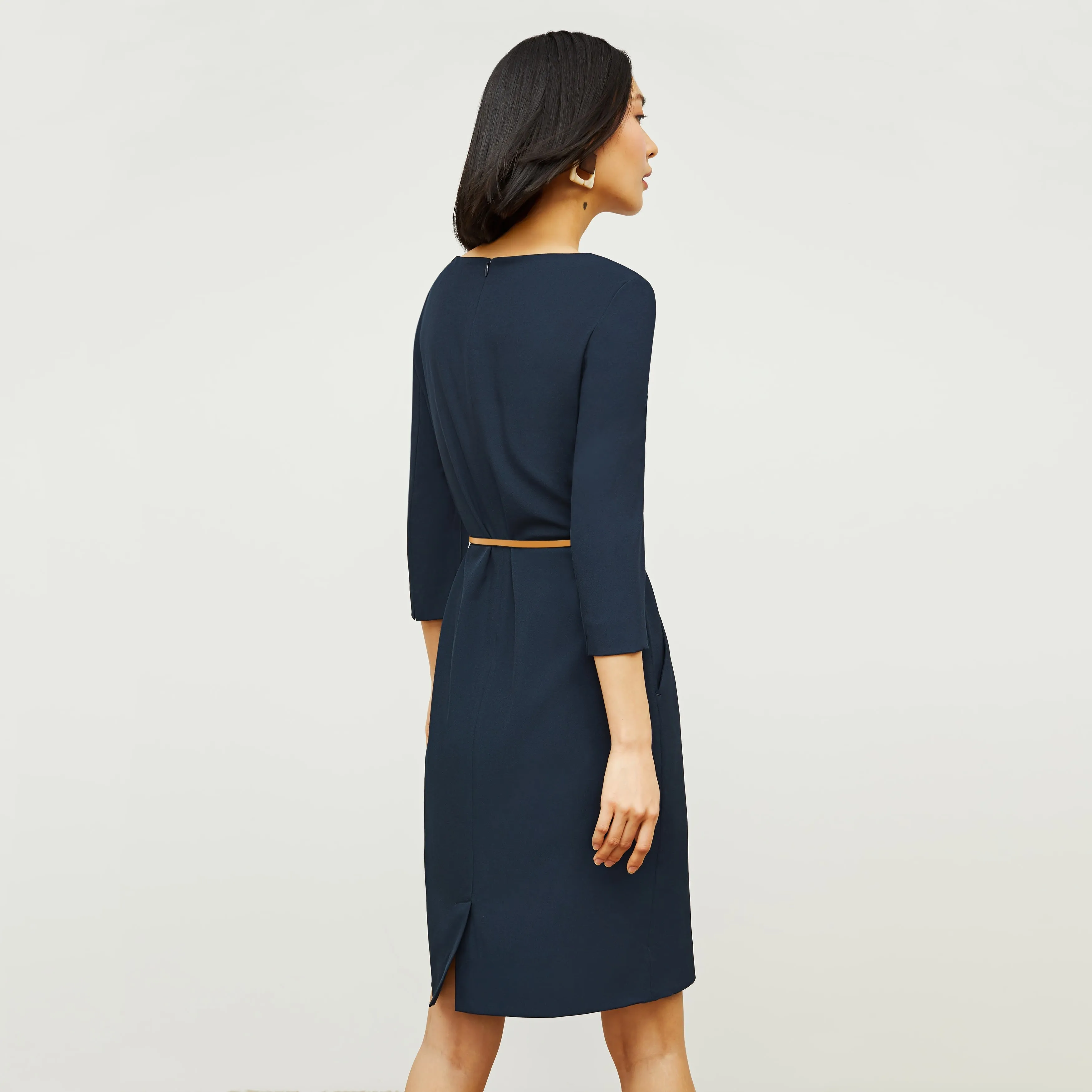 Etsuko Dress - Recycled WonderTex :: Midnight