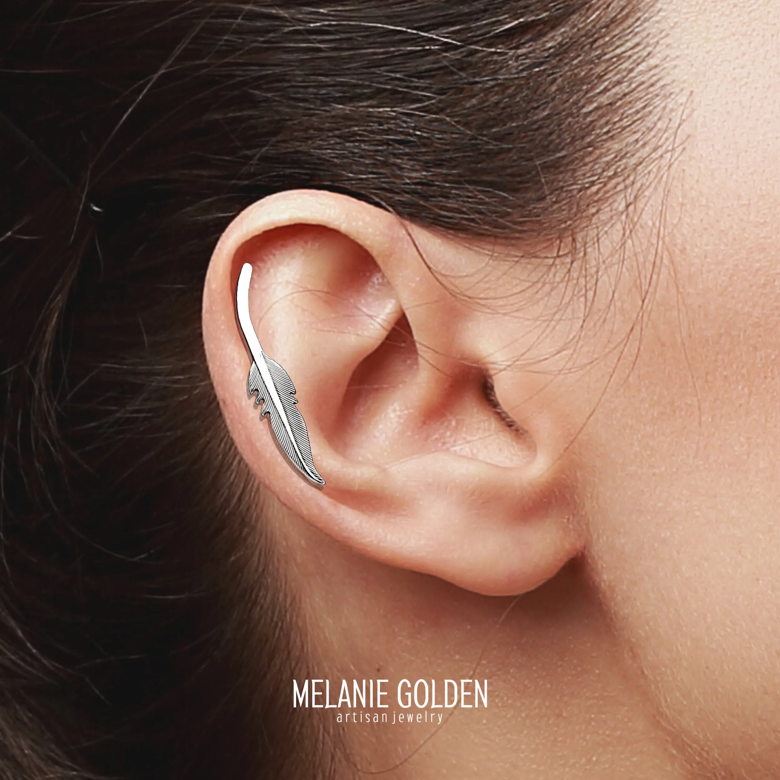 Feather Cartilage Earring