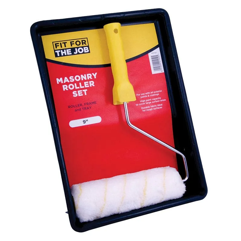 FFJ 9" Masonry Paint Roller Blockwork Set