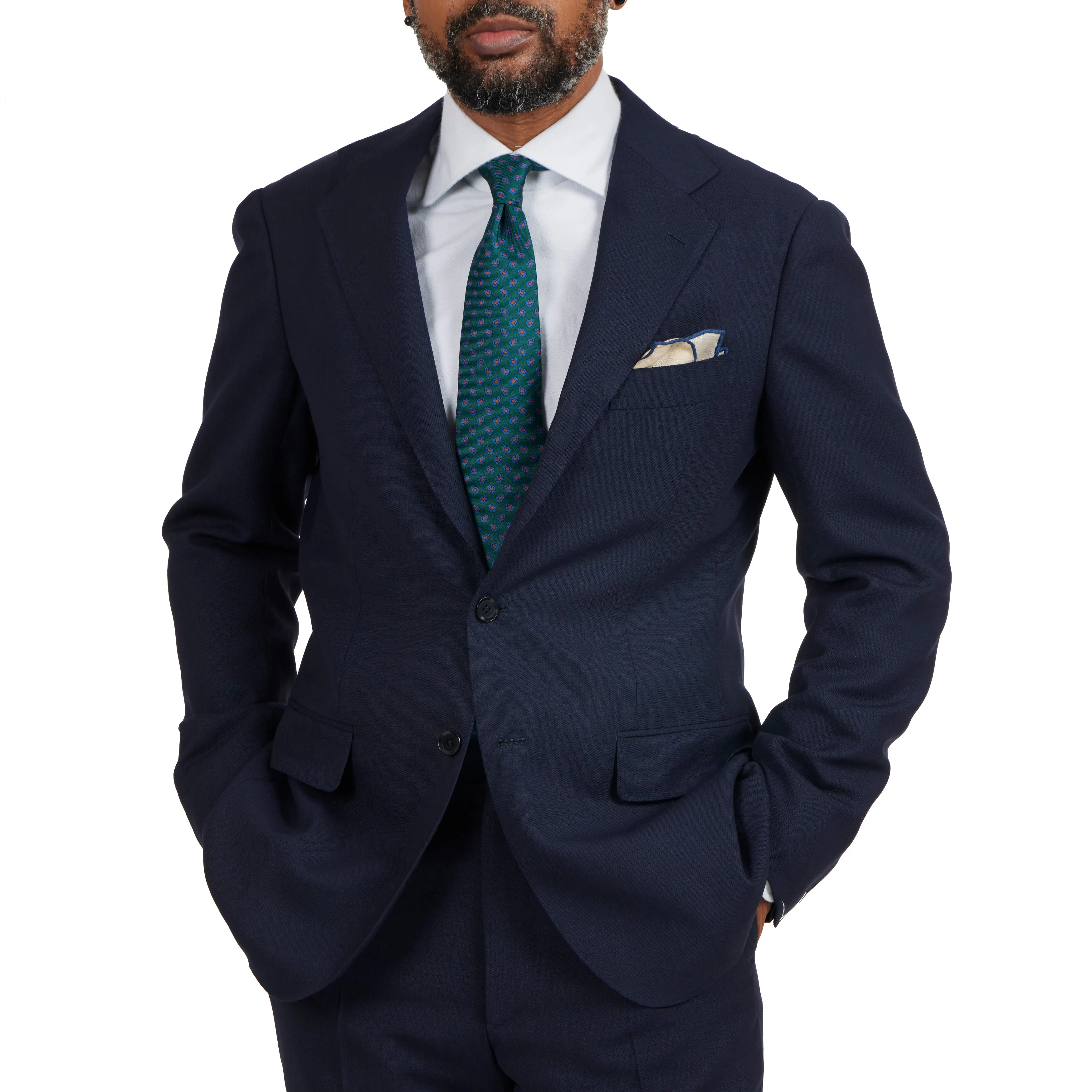 First Class High-twist Wool Model 3A Suit