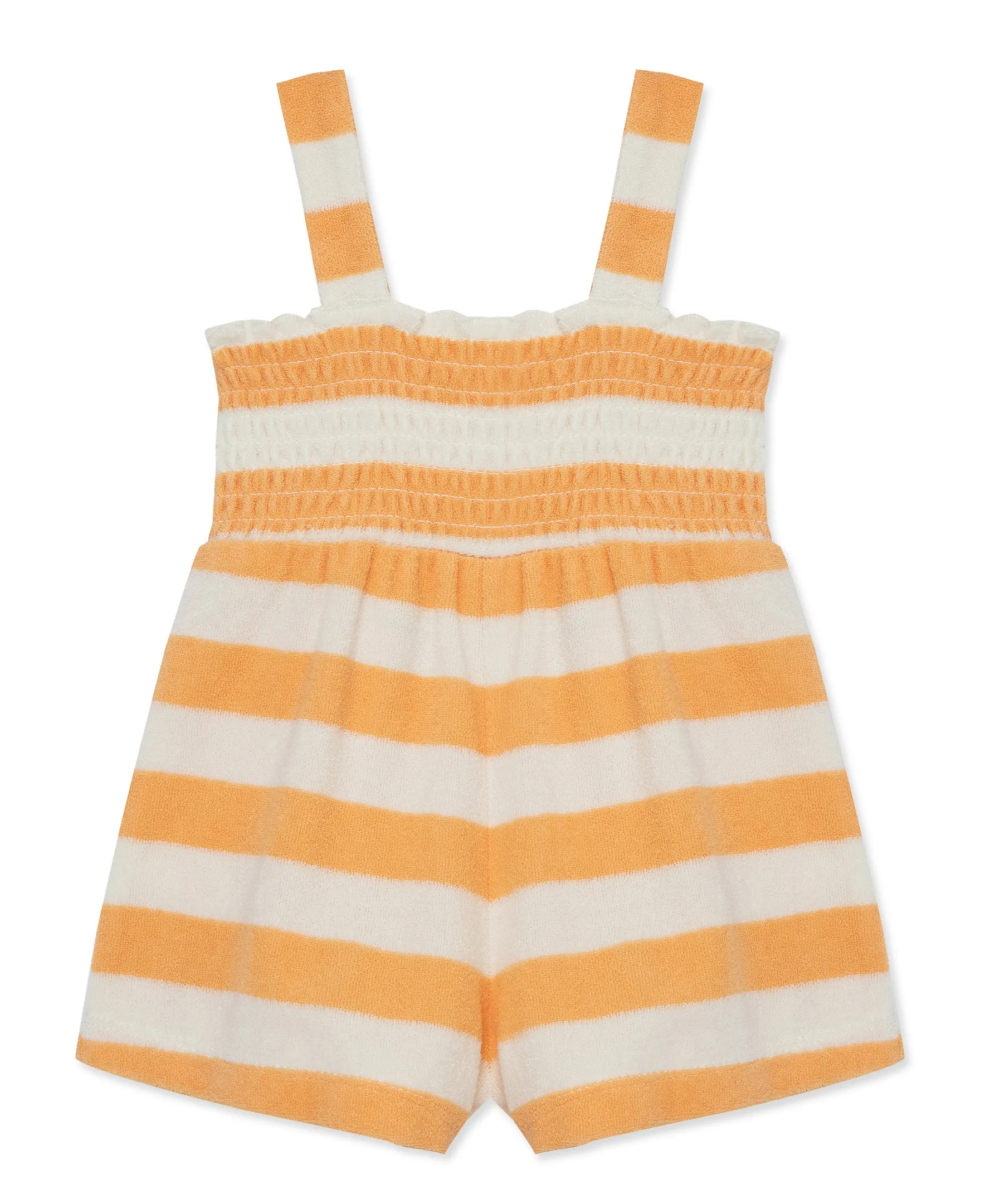 Focus Kids Banana Stripe Terry Romper (12M-24M)