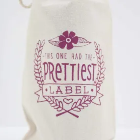 funny wine gift bag, easy wine gift, prettiest label, easy birthday gift idea