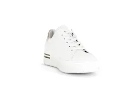 GABOR White Gold Platform Trainer