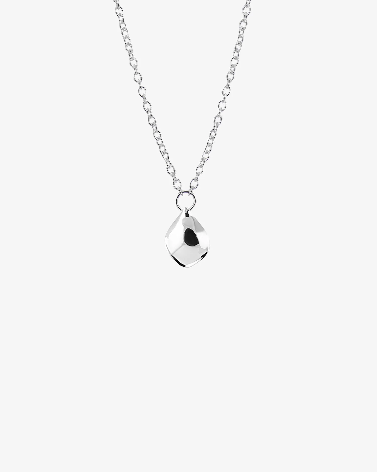 Gaias Grace drop necklace silver