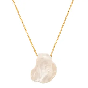 Gold Vermeil Chain with Freshwater Pearl Pendant