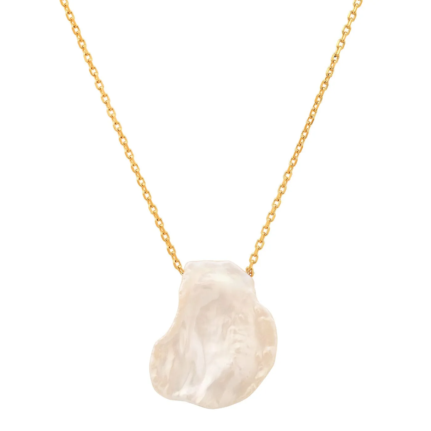 Gold Vermeil Chain with Freshwater Pearl Pendant