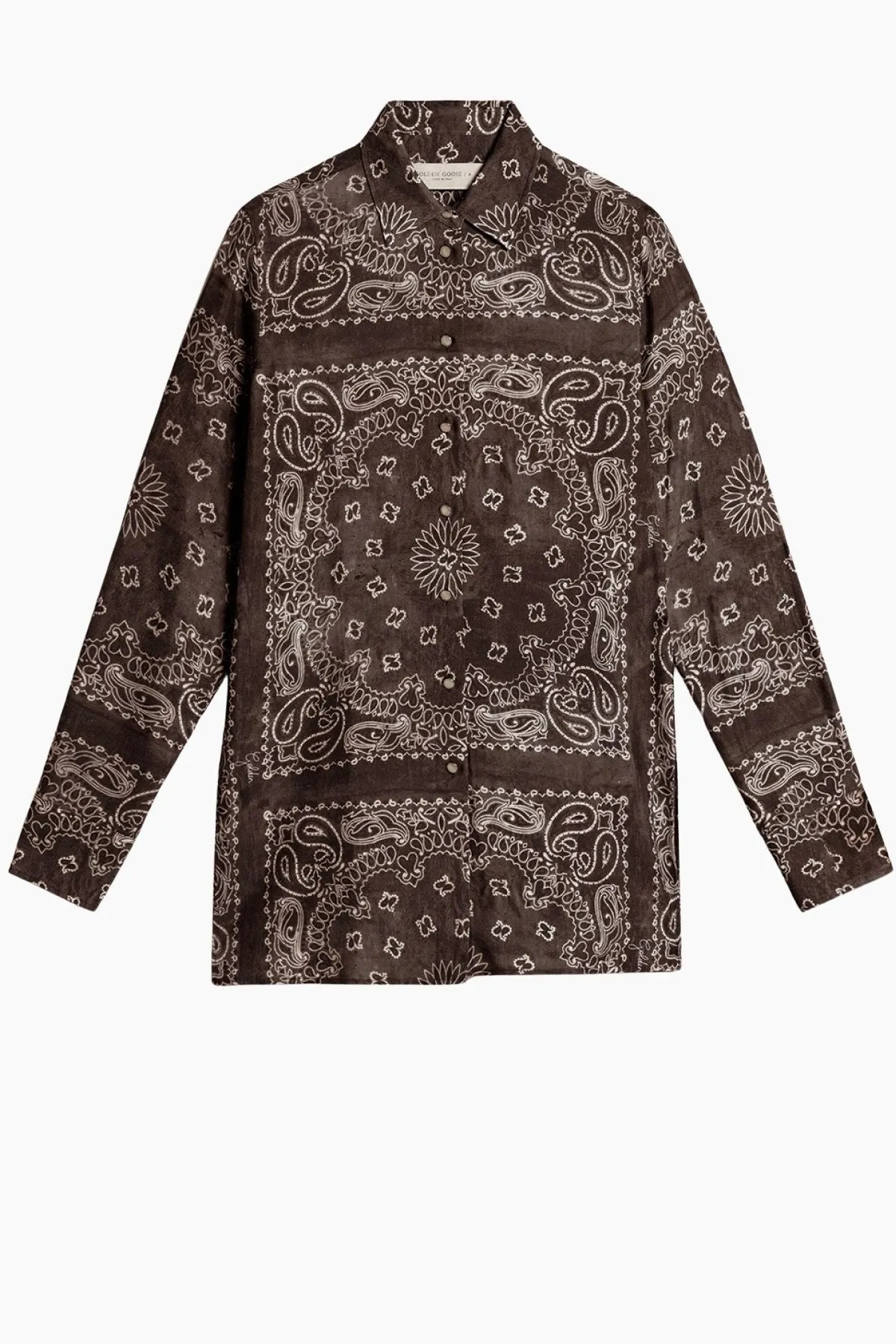 Golden Goose Paisley Print Pyjama Shirt - Anthracite