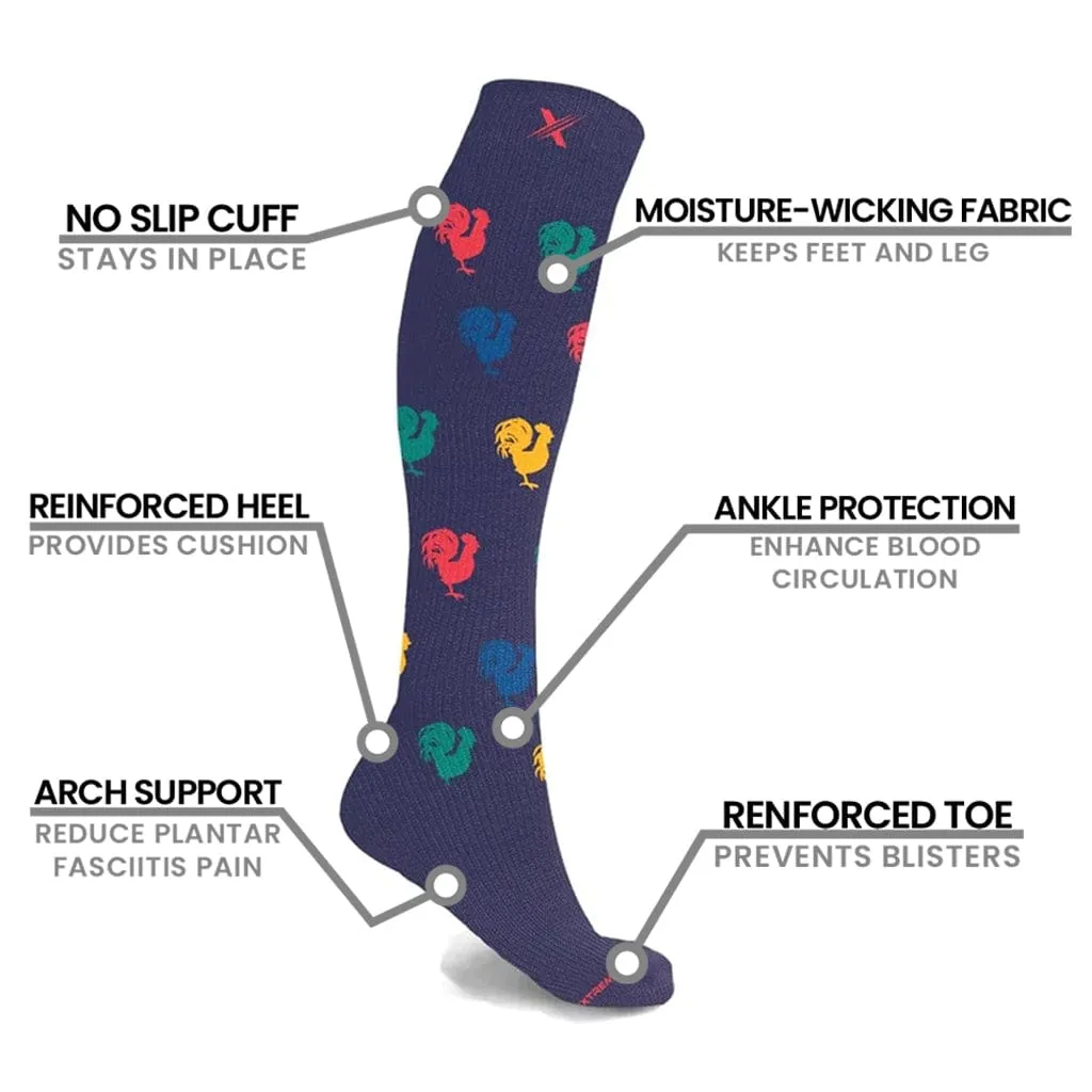 Gradient Compression Socks (3-Pairs)