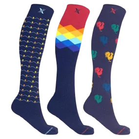 Gradient Compression Socks (3-Pairs)