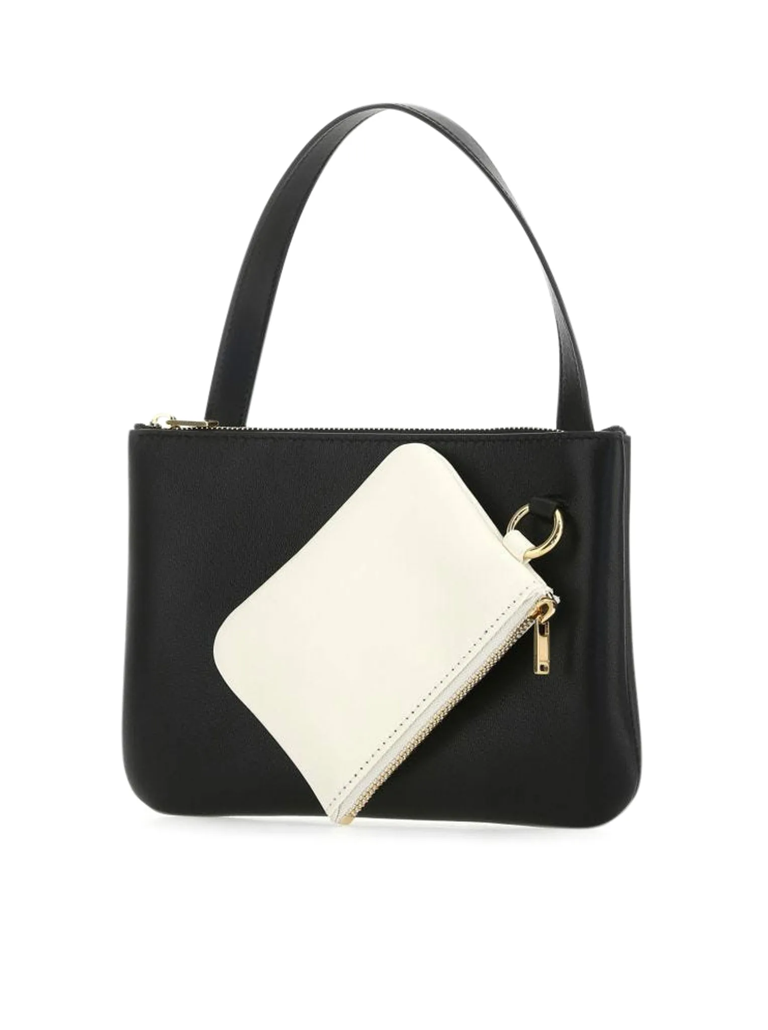 Handbag in black nappa