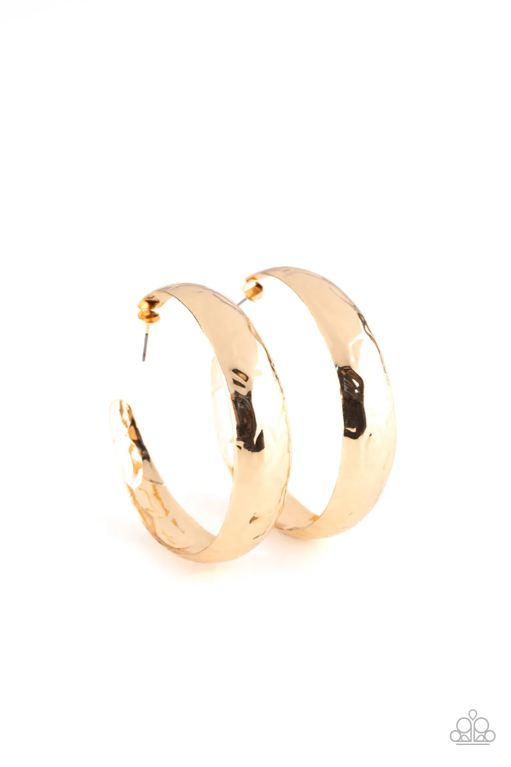 Hey, HAUTE-Shot - Gold Hoop Earring