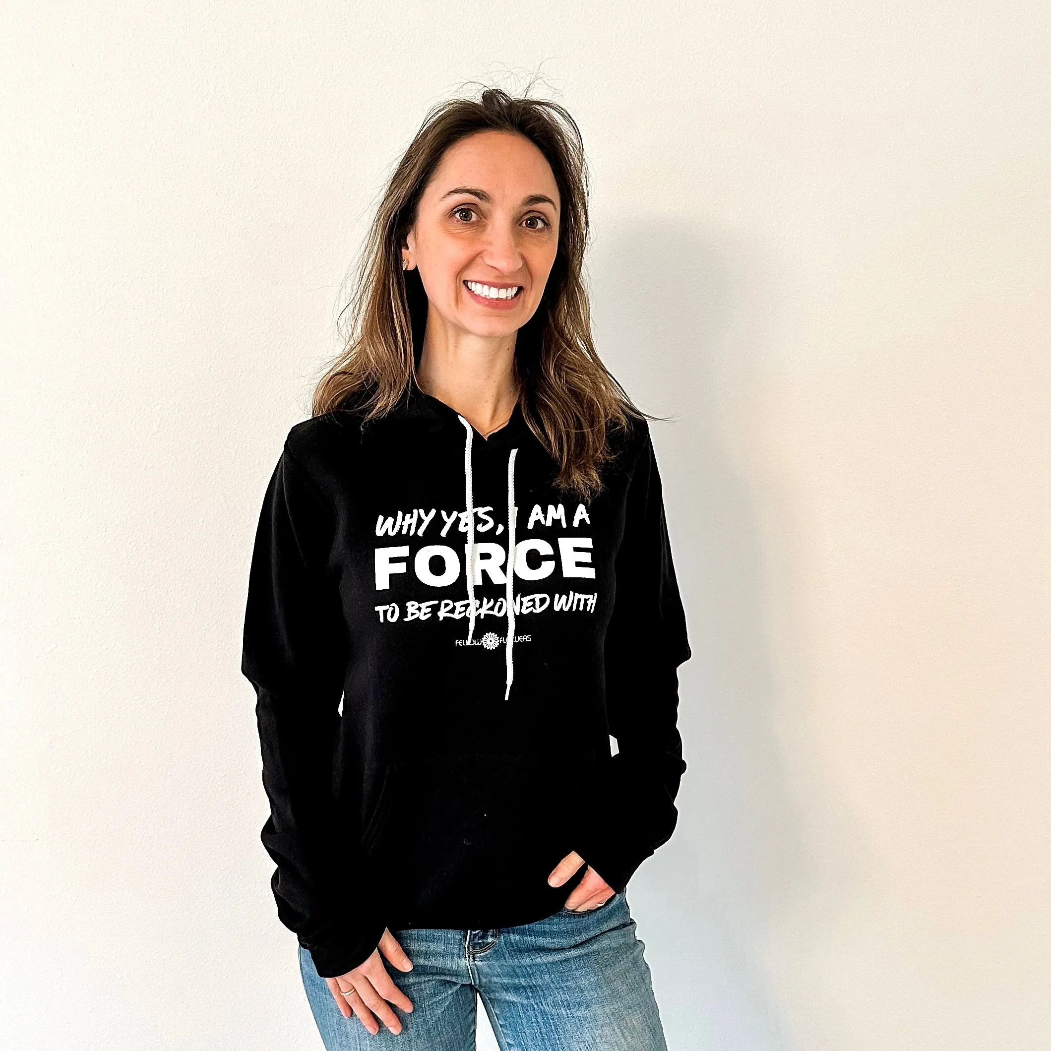 I am a Force Hoodie – Black & White