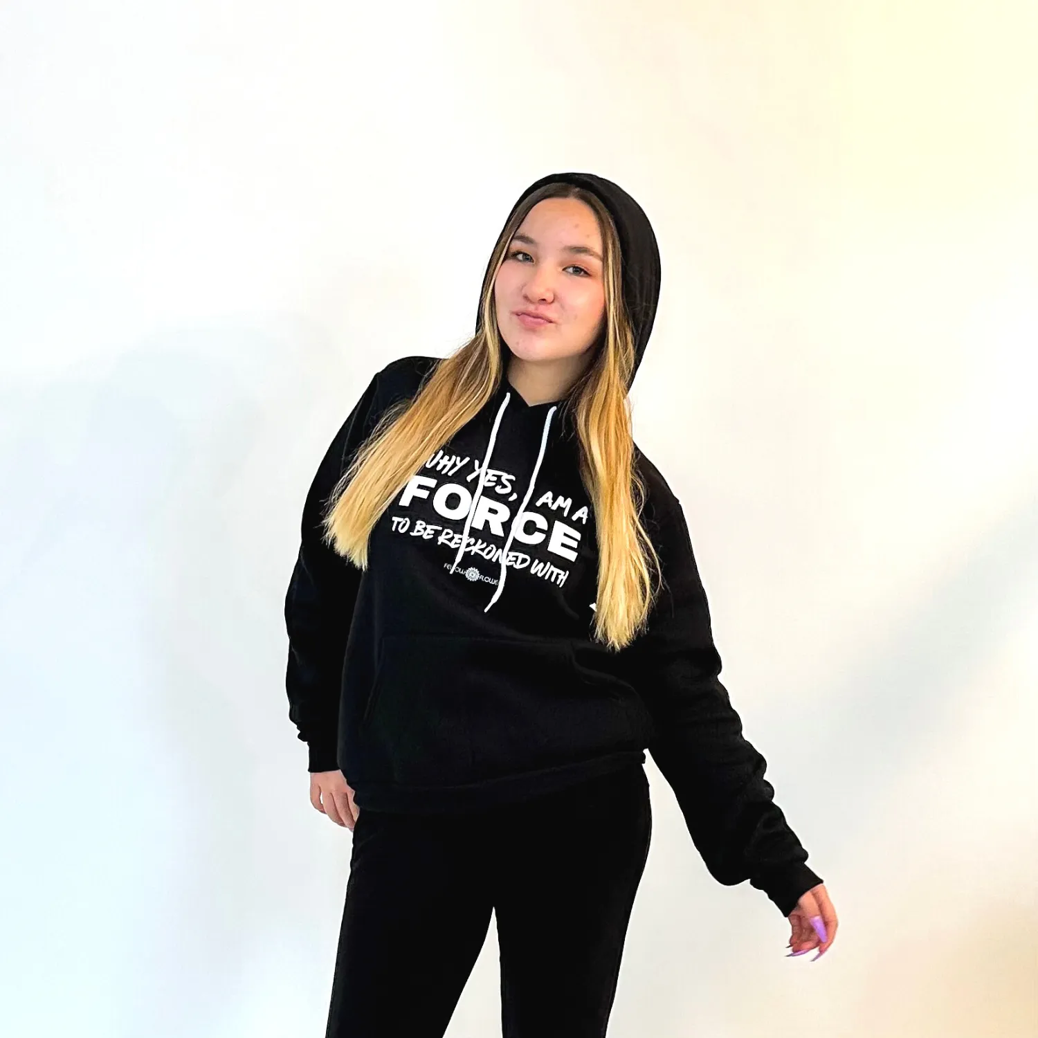 I am a Force Hoodie – Black & White