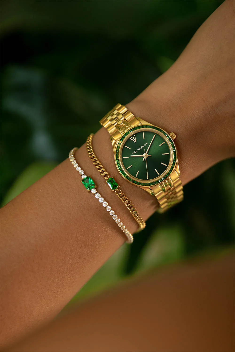 Iconia Crystal Gold Green