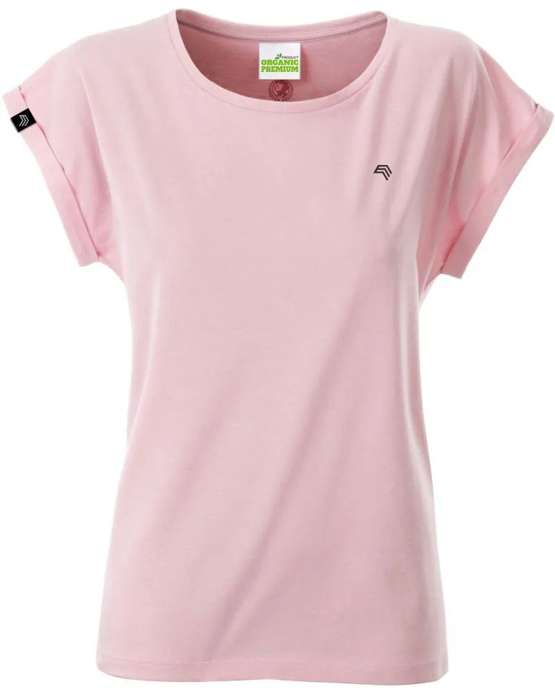 JAN 8005 ― Damen Bio-Baumwolle Fledermaus T-Shirt - Soft Pink