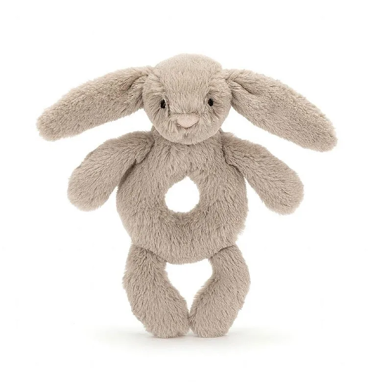 Jellycat Bashful Beige Bunny Ring Rattle