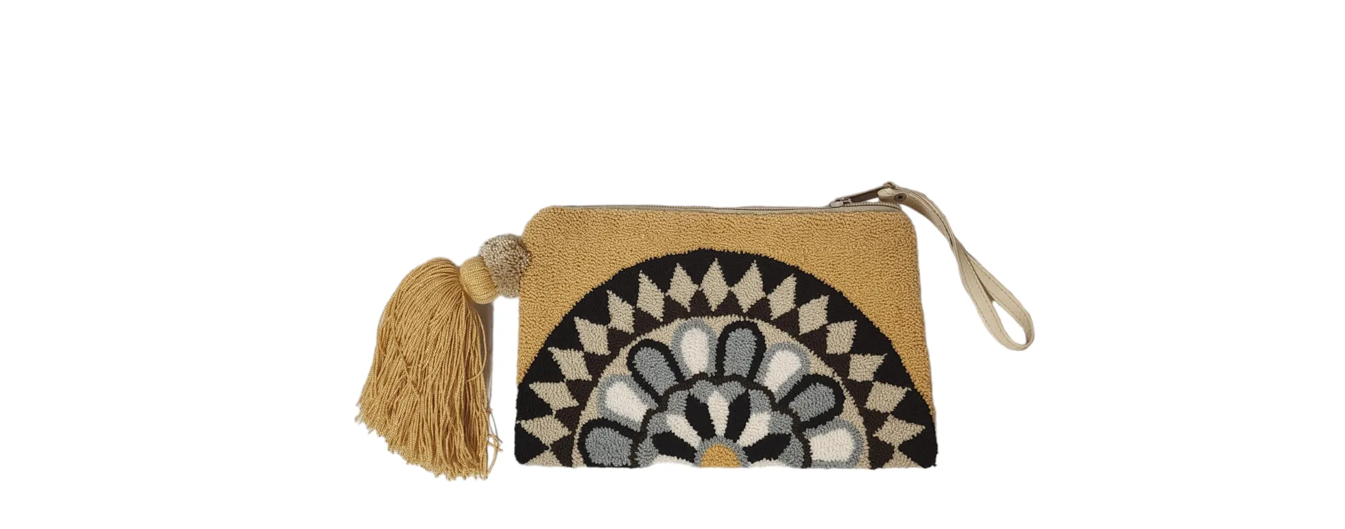 Jemma Handmade Wayuu Punch-needle Clutch