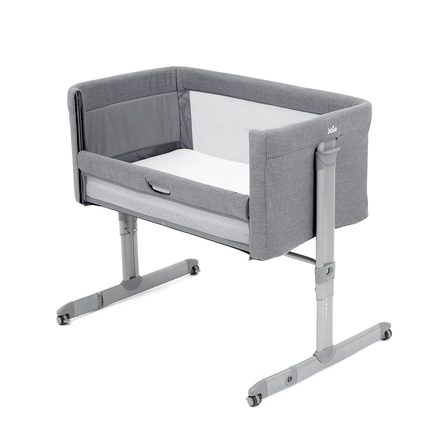 Joie  Roomie Side Sleeping Crib - Grey Flannel