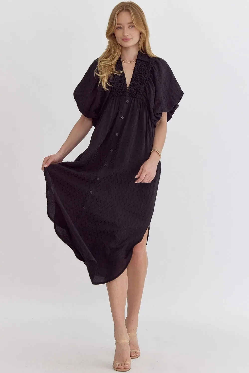 'Journey of Love' Dress - Black