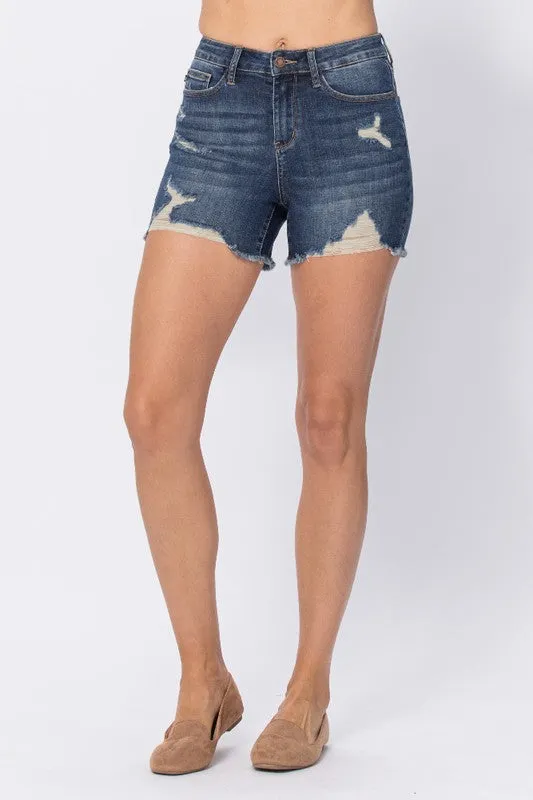 Judy Blue Destroyed Cut off Shorts