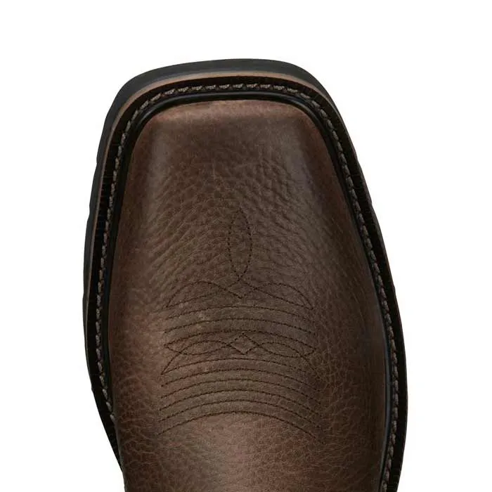 Justin Stampede Men's Driller Copper Cowboy Boots