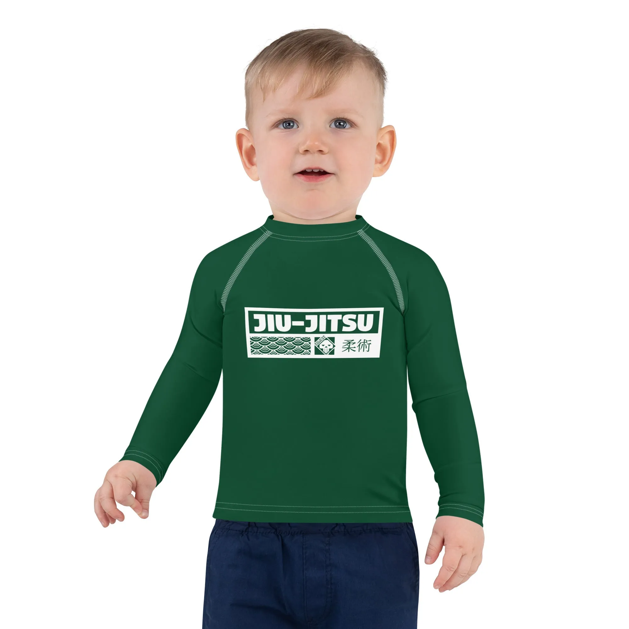 Kid's Boys Long Sleeve BJJ Rash Guard Jiu-Jitsu 008 - Sherwood Forest