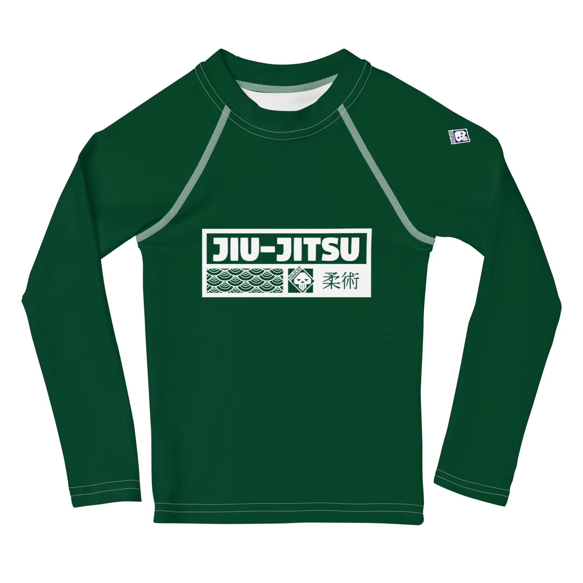 Kid's Boys Long Sleeve BJJ Rash Guard Jiu-Jitsu 008 - Sherwood Forest