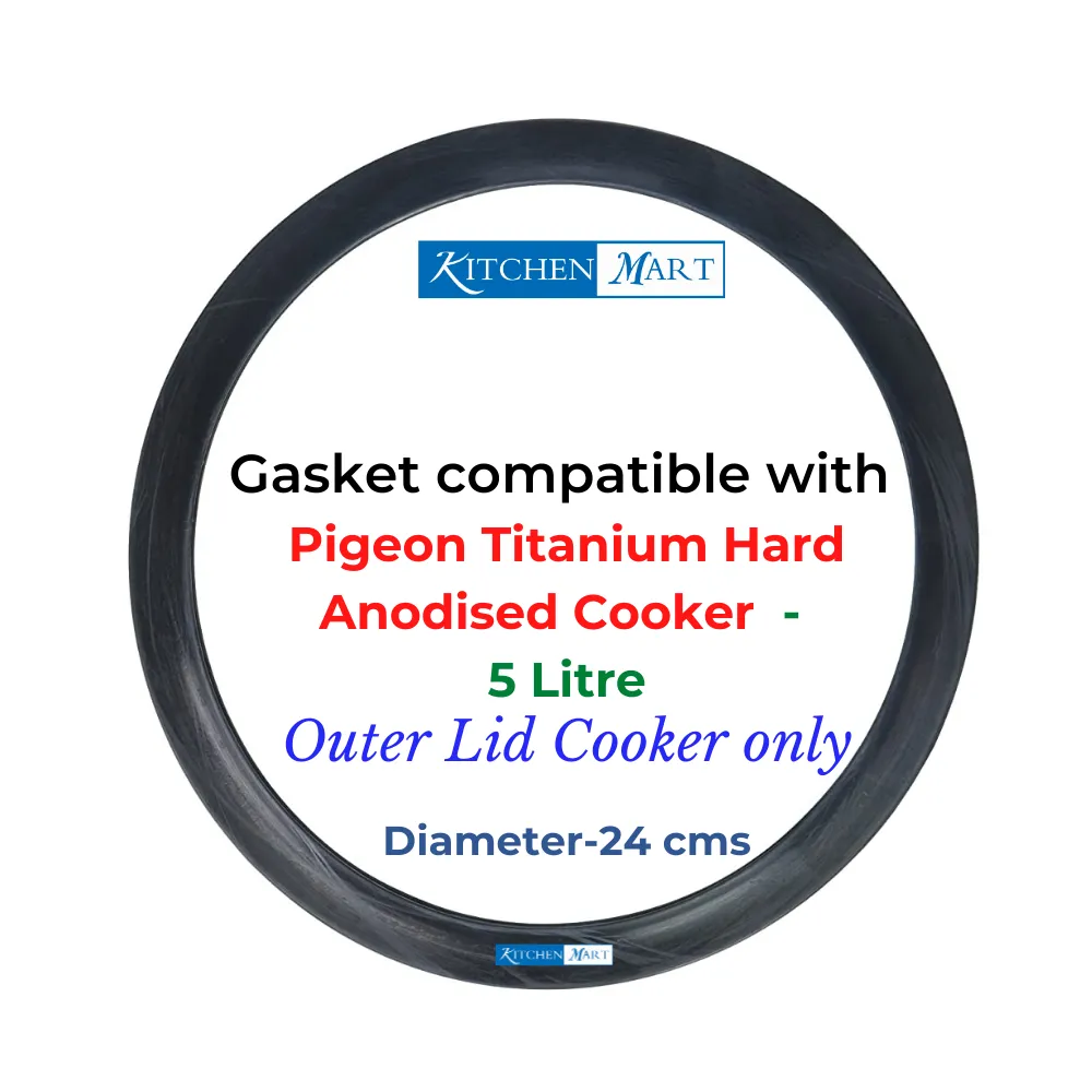 Kitchen Mart Gasket compatible with Pigeon Titanium Hard Anodised Pressure cooker