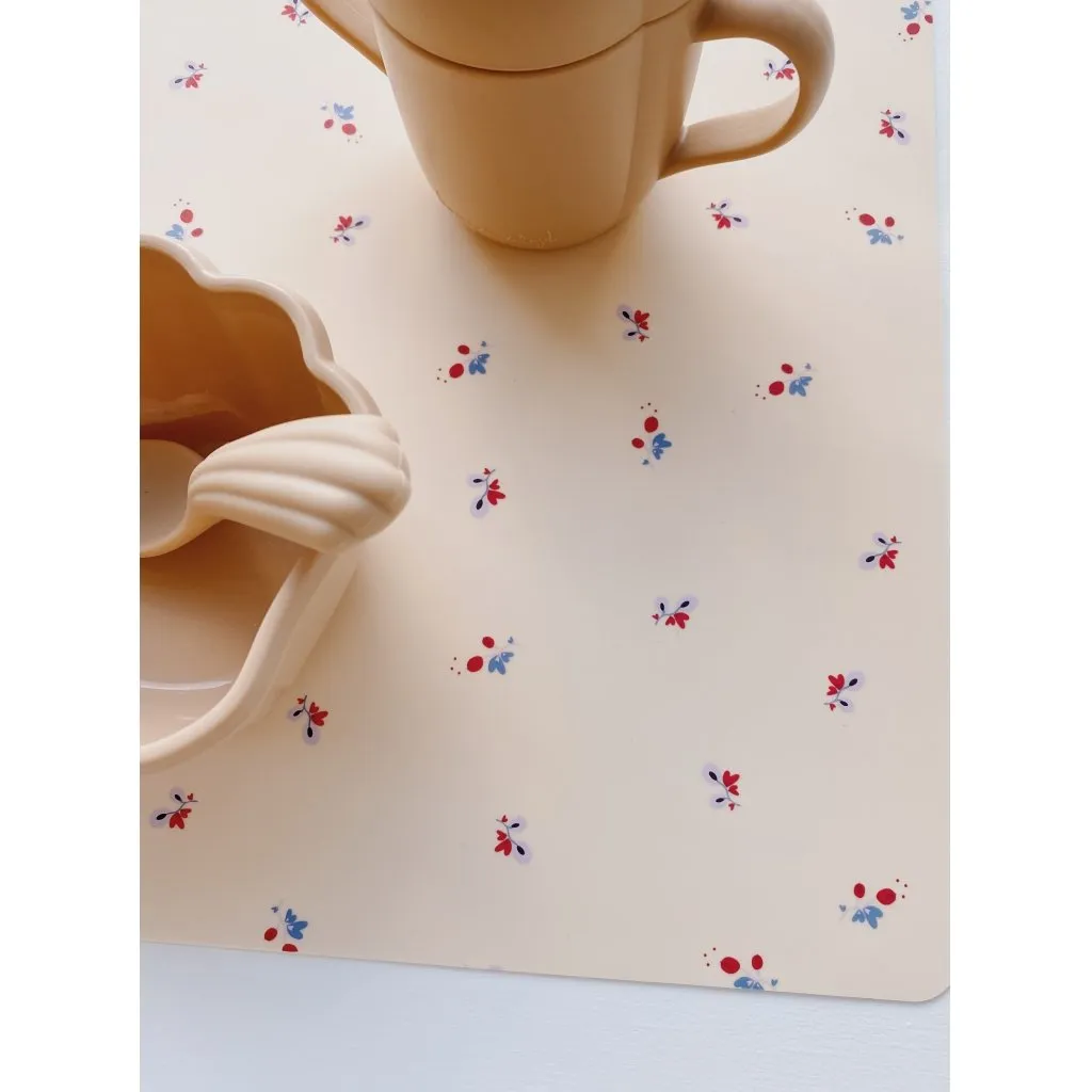 Konges Slojd Placemat - Bloom Red/Blue